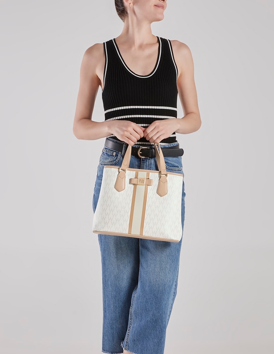 Bolsa satchel Henning para mujer 7