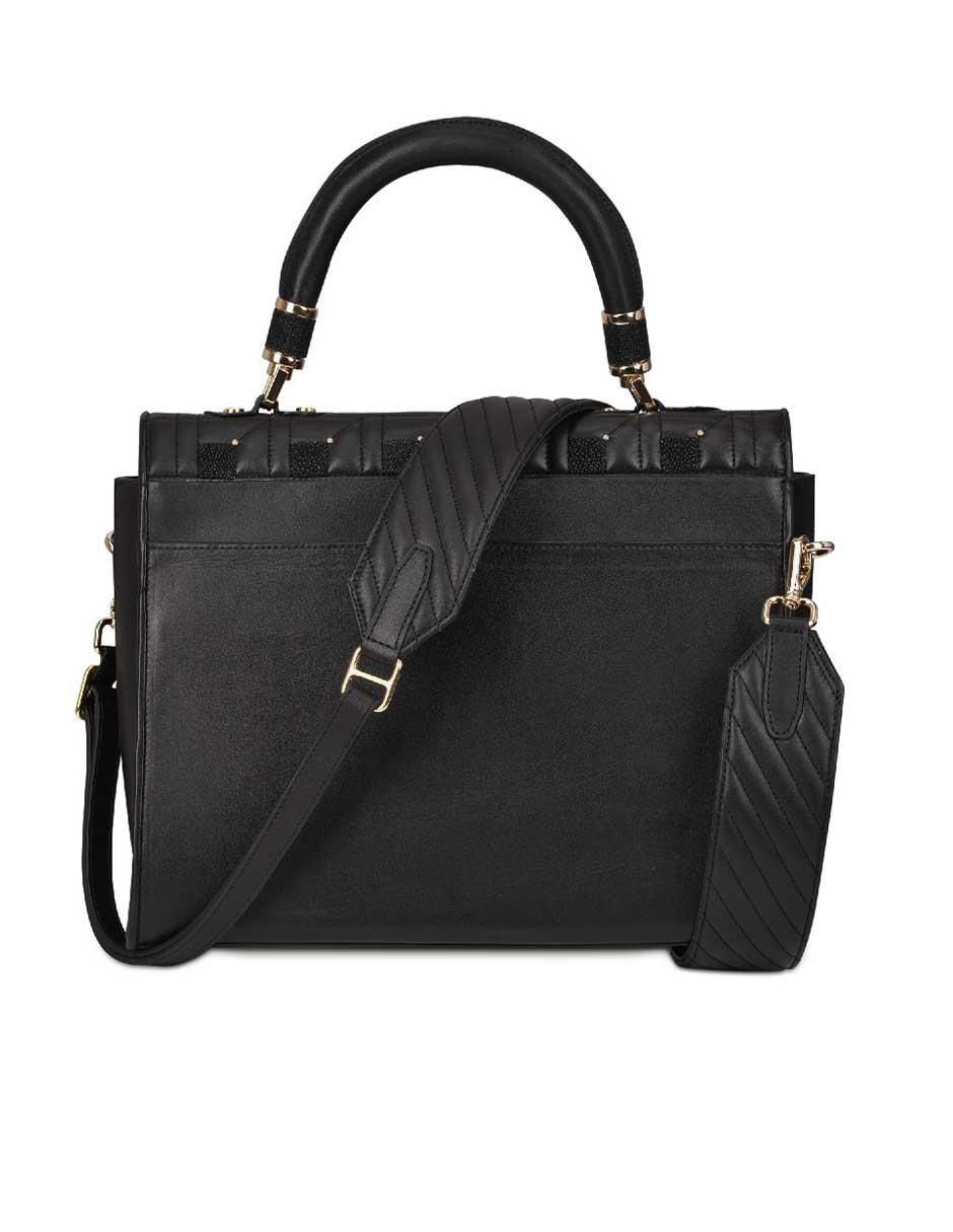 Bolsa satchel de piel para mujer 5