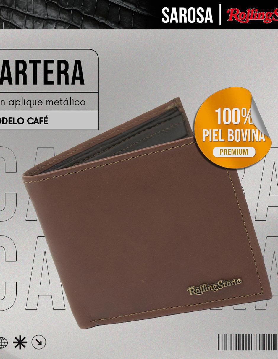 Bolsa Rolling Stone Rolling Stones de cuero unisex 2