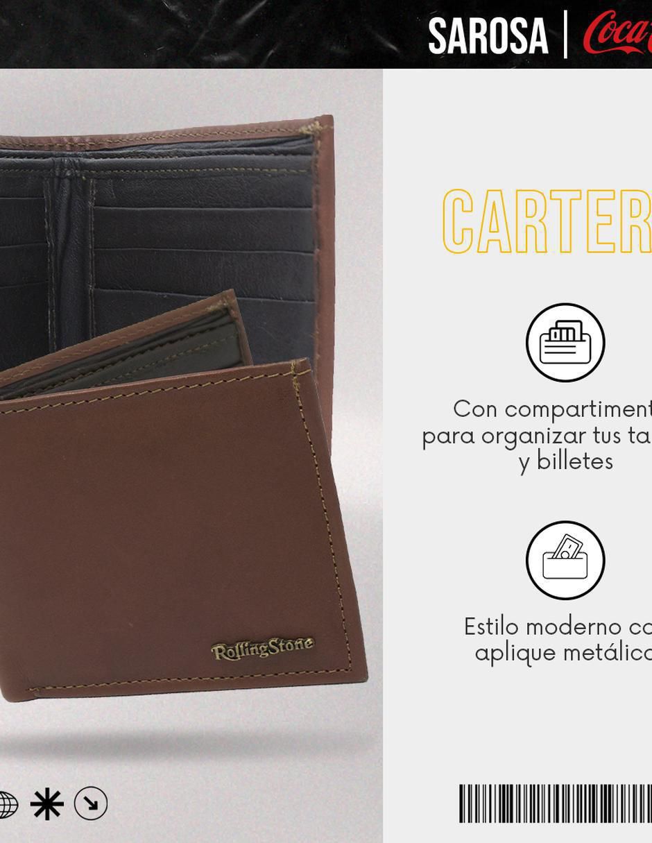 Bolsa Rolling Stone Rolling Stones de cuero unisex 3