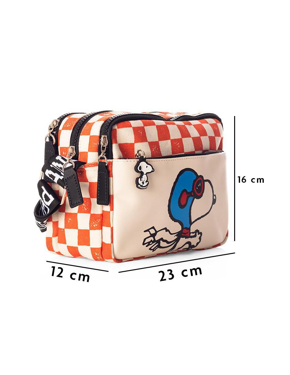 Bolsa crossbody Racing Snoopy para mujer 5