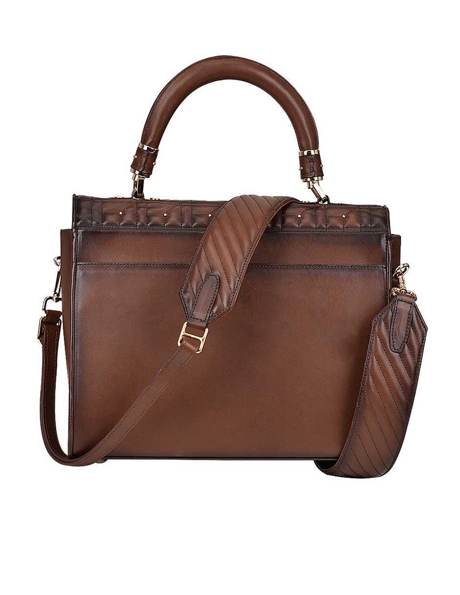 Bolsa flap de piel para mujer 3