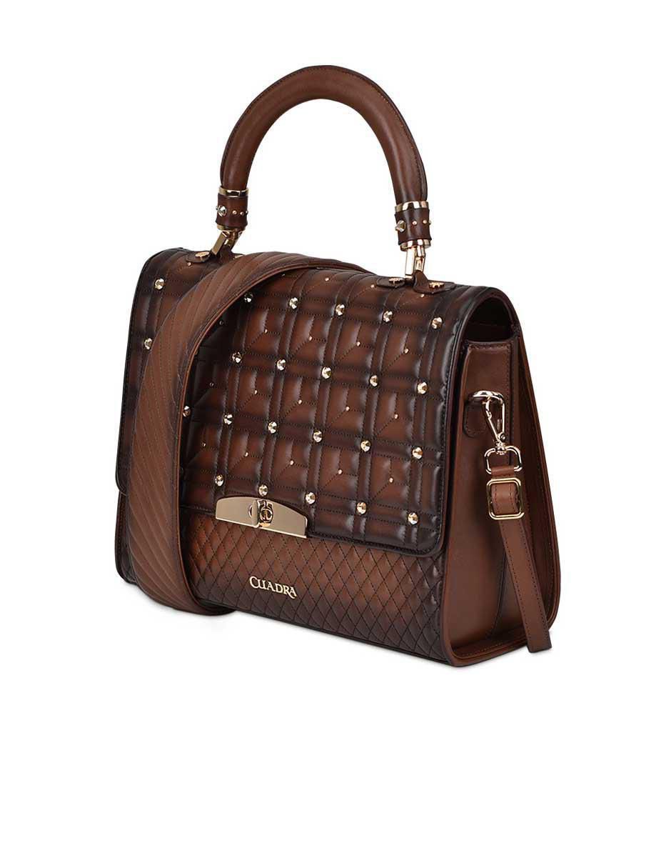 Bolsa flap de piel para mujer 4