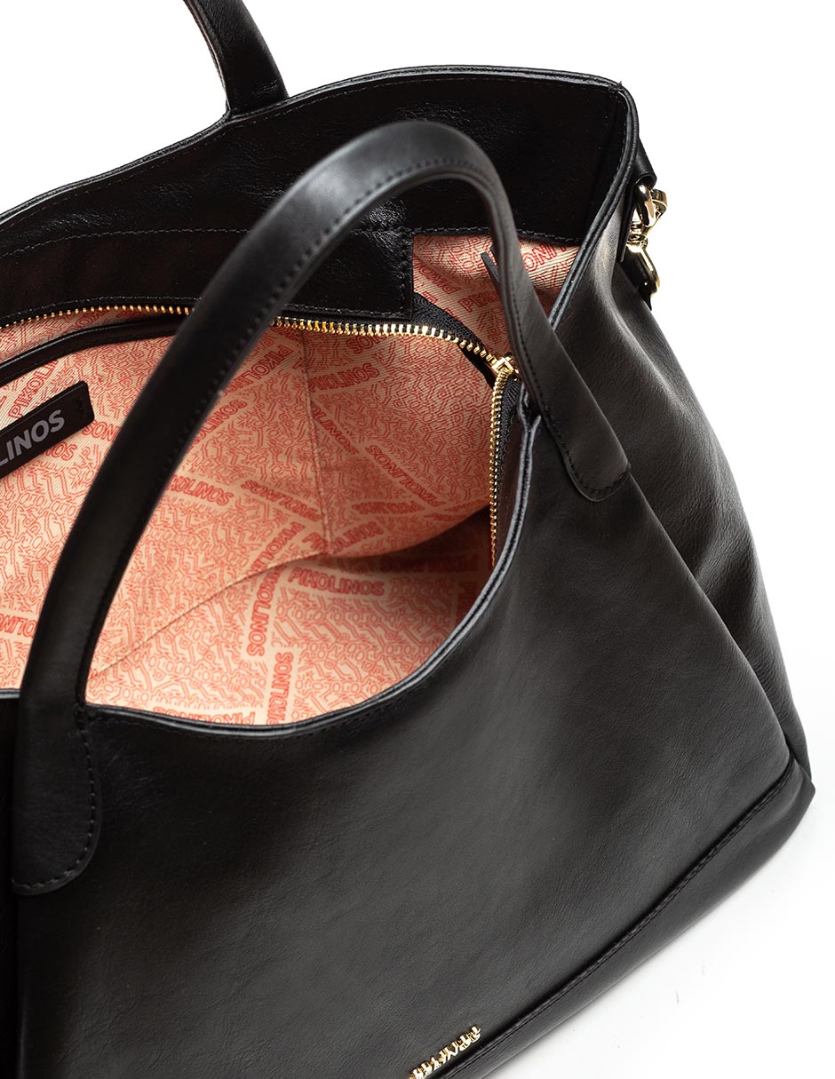 Bolsa bowler de piel para mujer 4