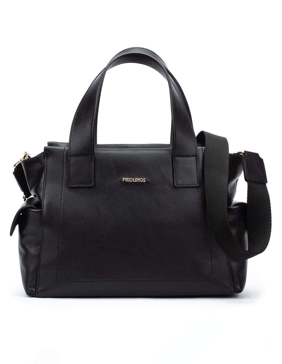 Bolsa satchel Pau de piel para mujer