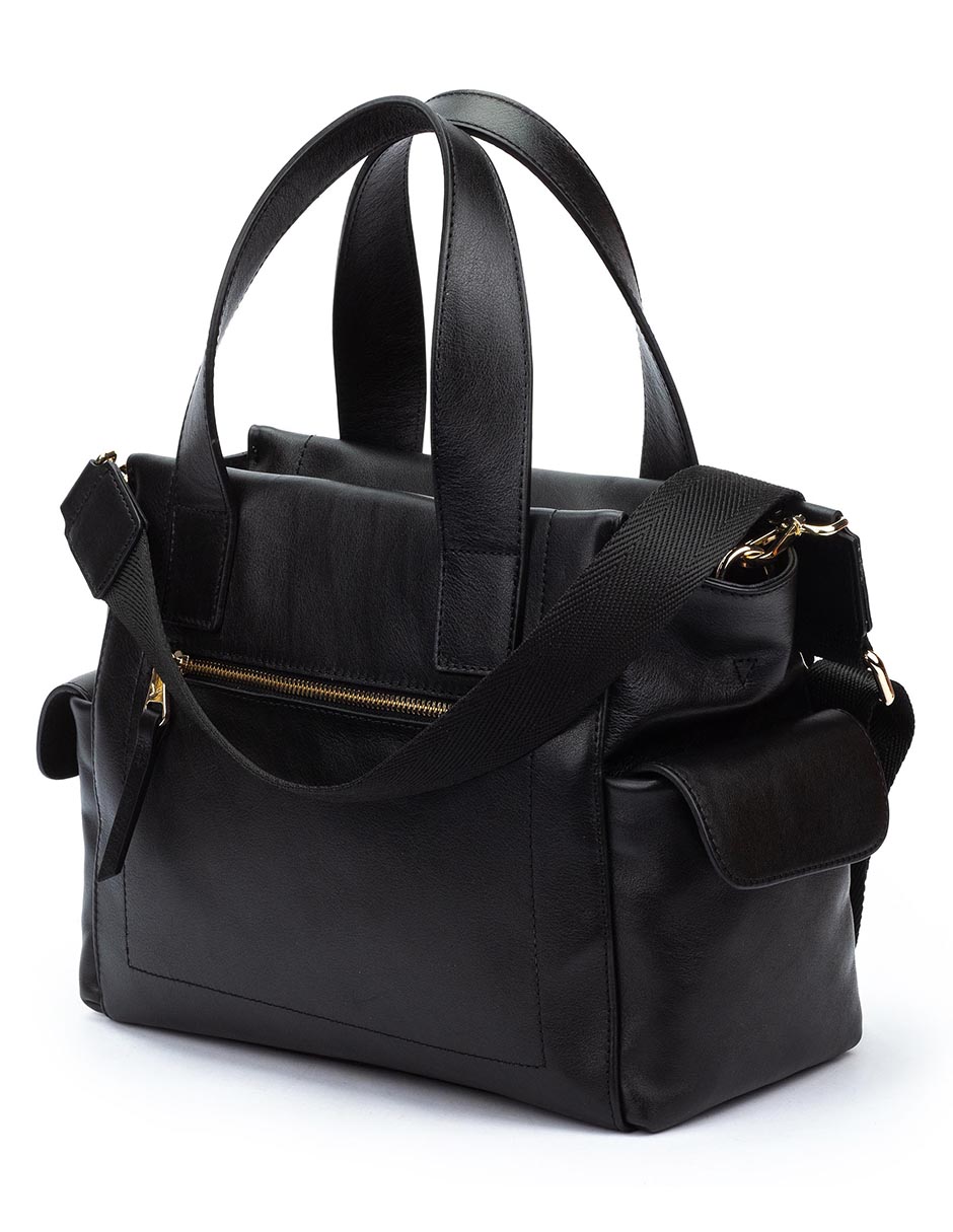 Bolsa satchel Pau de piel para mujer 3