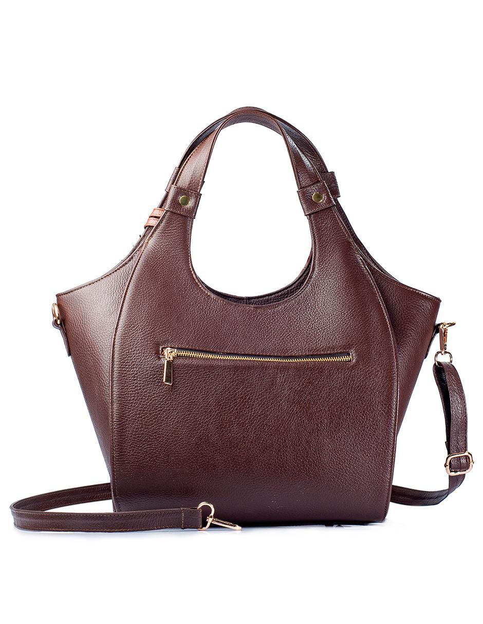 Bolsa tote Elisa Cocodrilo de piel para mujer 3
