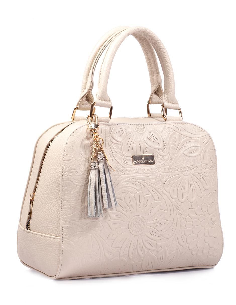Bolsa satchel Elsa de piel para mujer 2