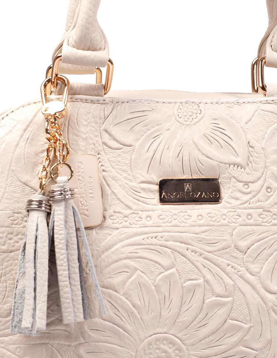 Bolsa satchel Elsa de piel para mujer 6
