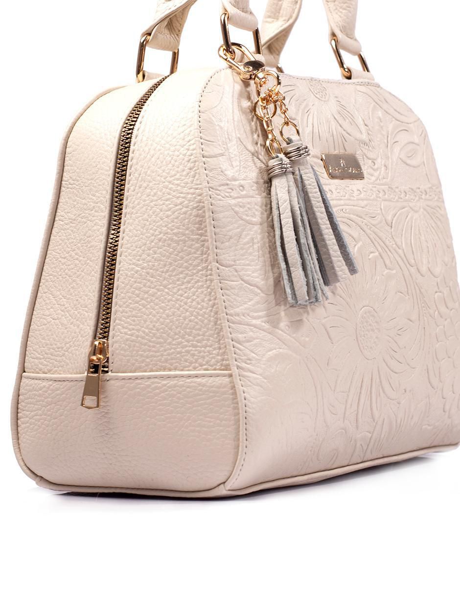 Bolsa satchel Elsa de piel para mujer 9