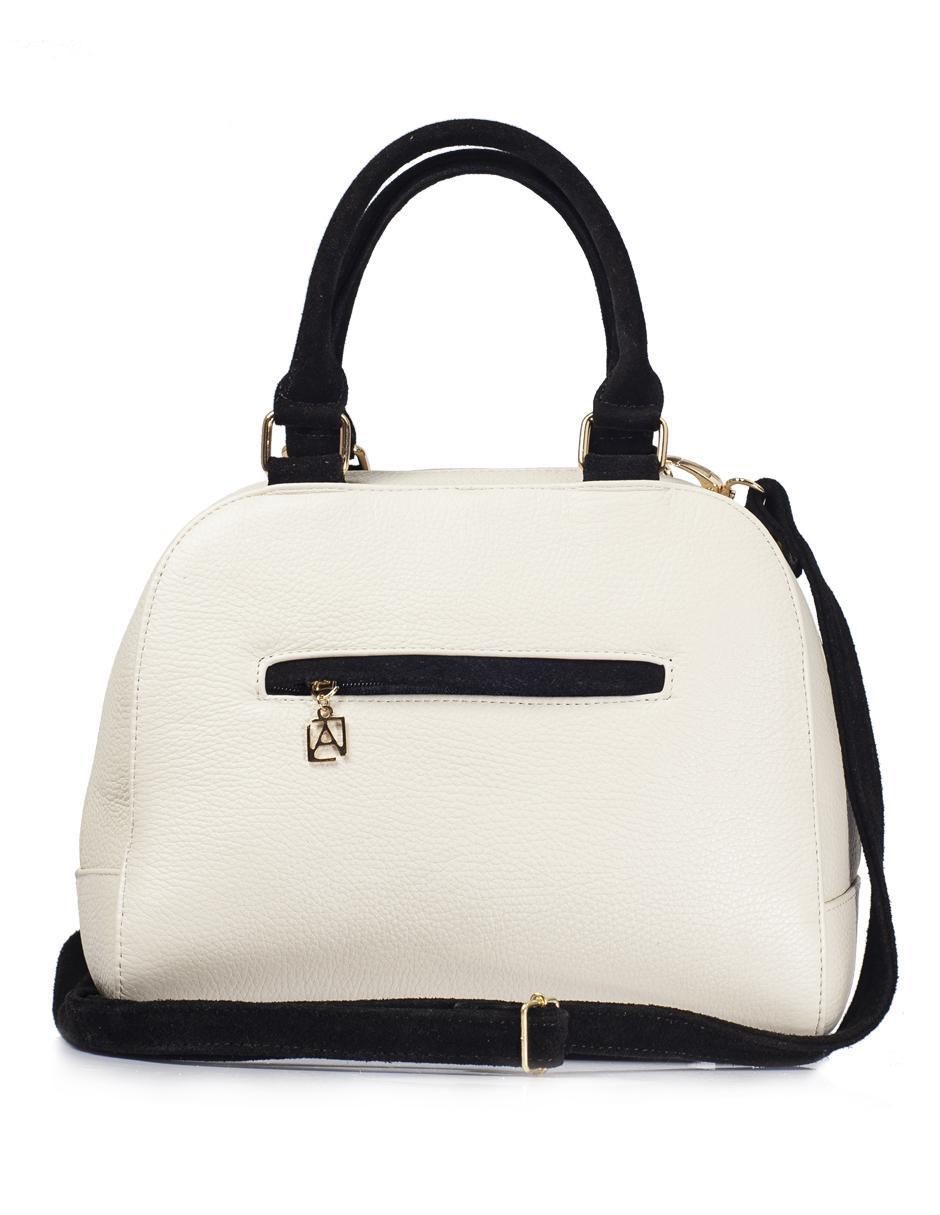 Bolsa satchel Elsa de piel para mujer 3