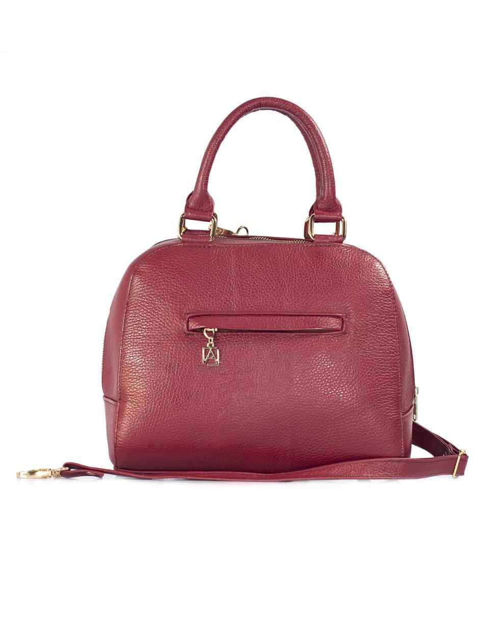 Bolsa satchel Elsa de piel para mujer 3