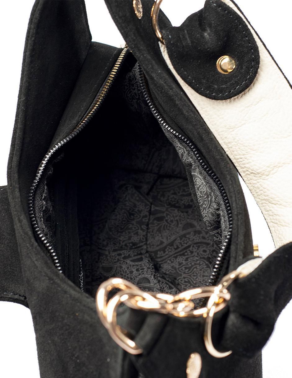 Bolsa satchel Irma de piel para mujer 4