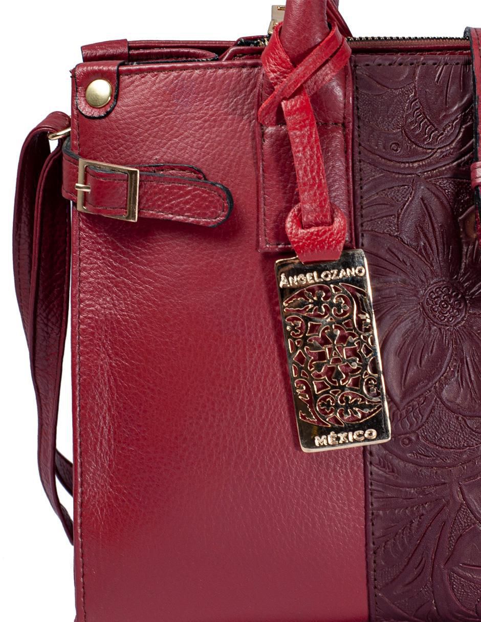 Bolsa satchel Samantha de piel para mujer 9