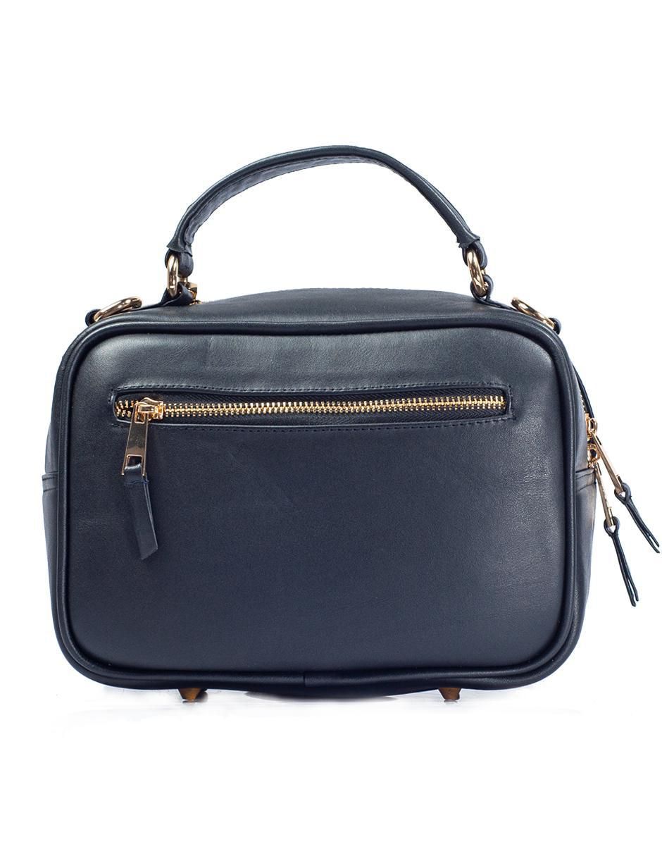 Bolsa crossbody Rosana Flores 3D de piel para mujer 3