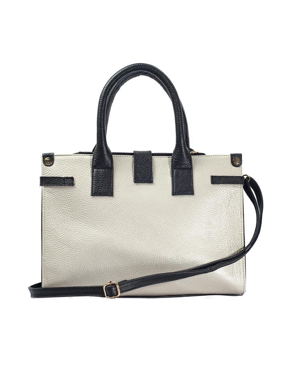 Bolsa satchel Samantha Víbora de piel para mujer 3