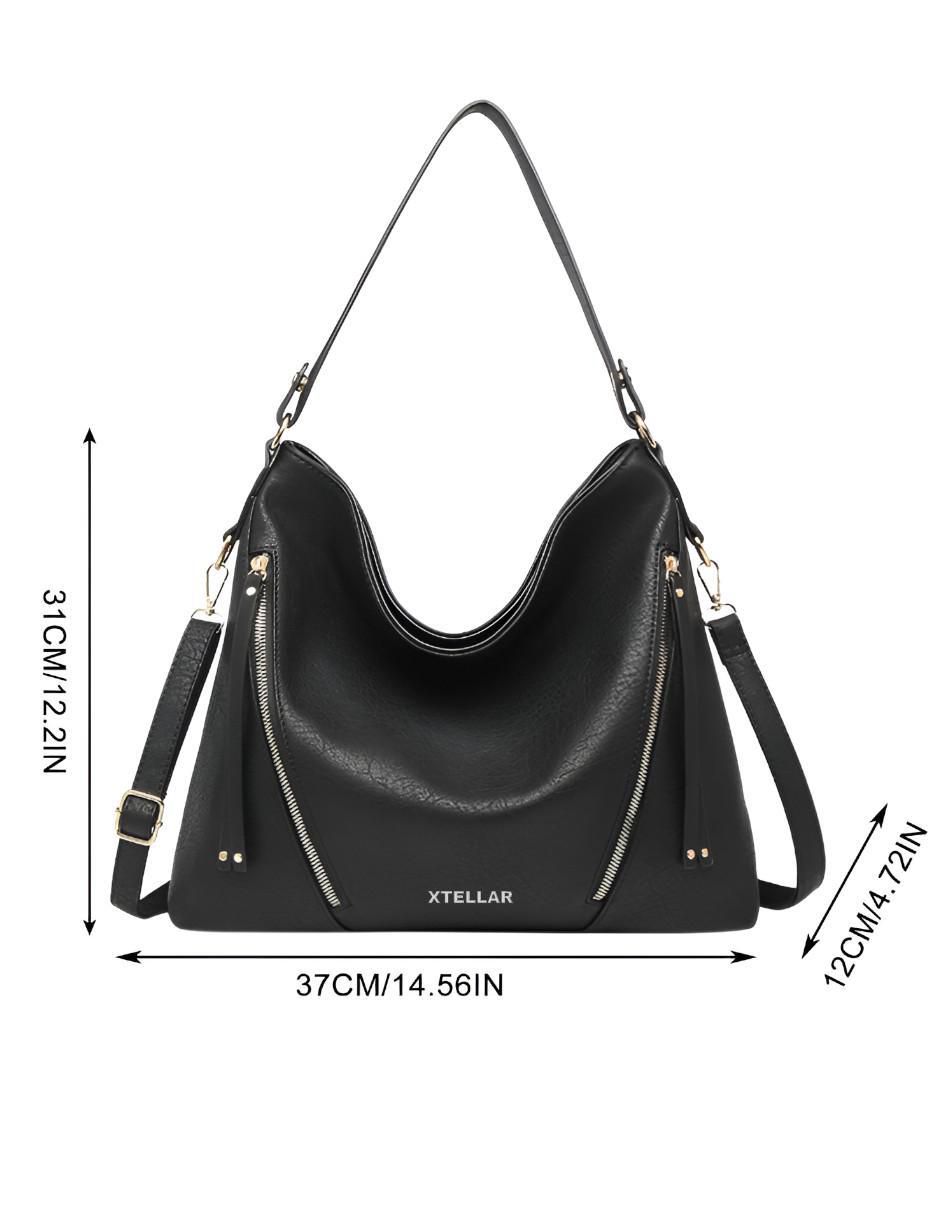 Bolsa shoulder de cuero para mujer 4
