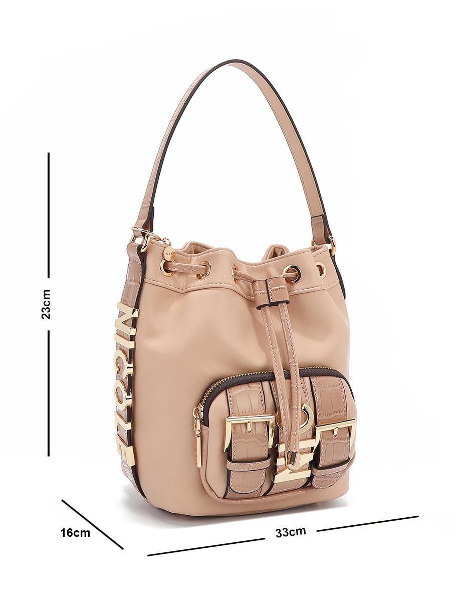 Bolsa bucket Violet Blossom para mujer 4