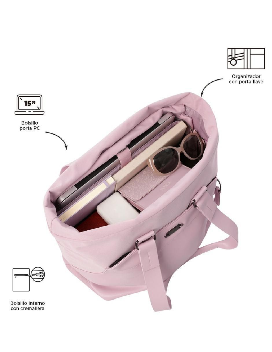 Bolsa shopper Toscana para mujer 4