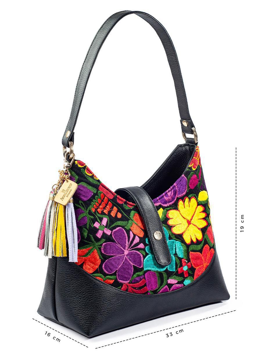 Bolsa hobo Magali de piel para mujer 6