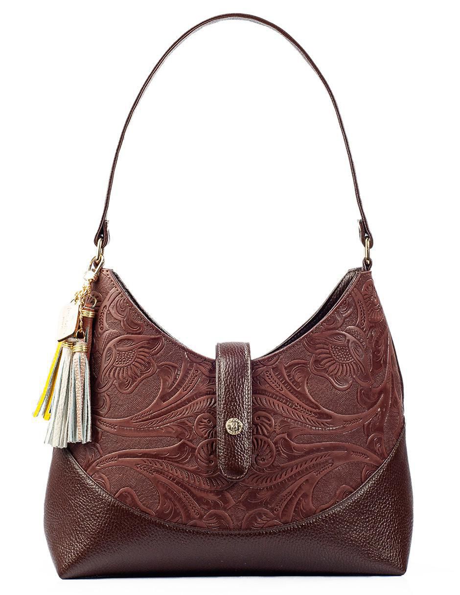 Bolsa hobo Magali de piel para mujer