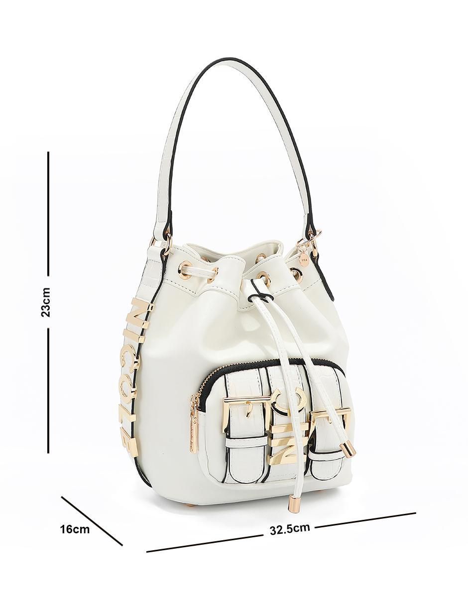 Bolsa bucket Violet Blossom para mujer 4