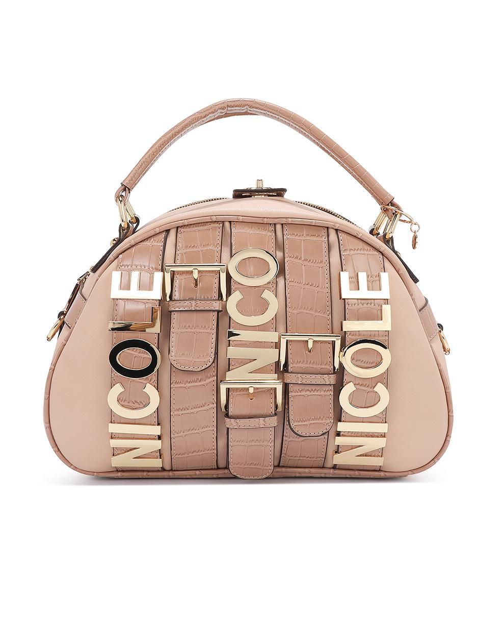 Bolsa bowler Violet Blossom para mujer
