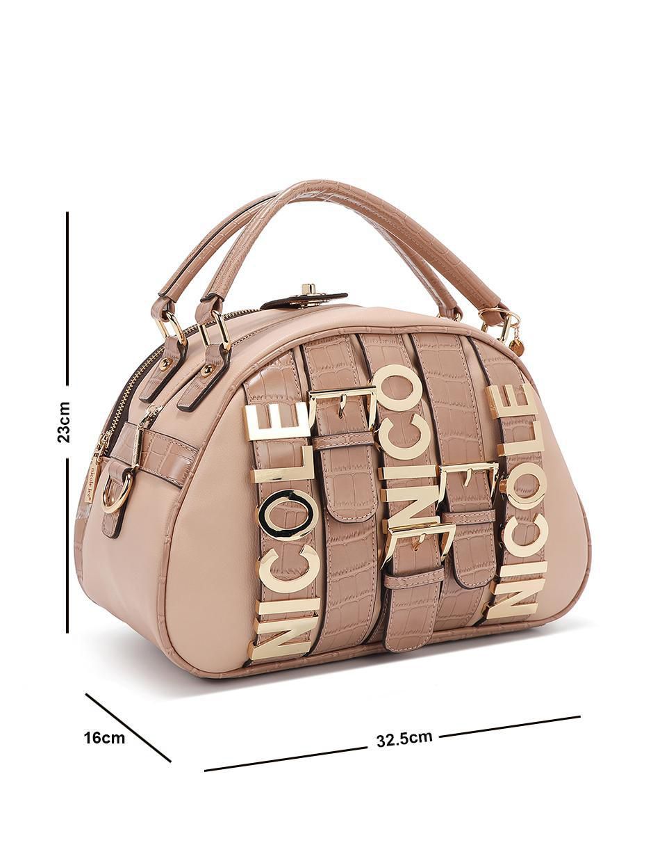 Bolsa bowler Violet Blossom para mujer