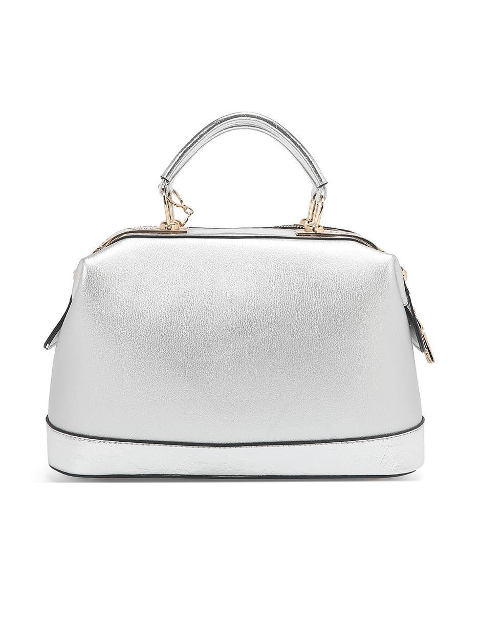 Bolsa bowler Violet Blossom para mujer 3