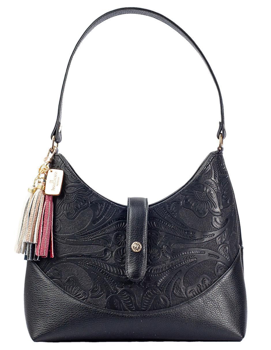 Bolsa hobo Magali de piel para mujer