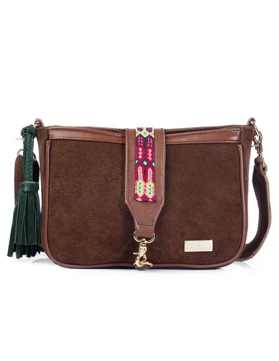 Bolsa crossbody Eva Piel Gamuza Shedron de piel para mujer