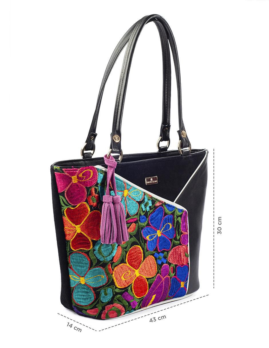 Bolsa tote Florentina de piel para mujer 7