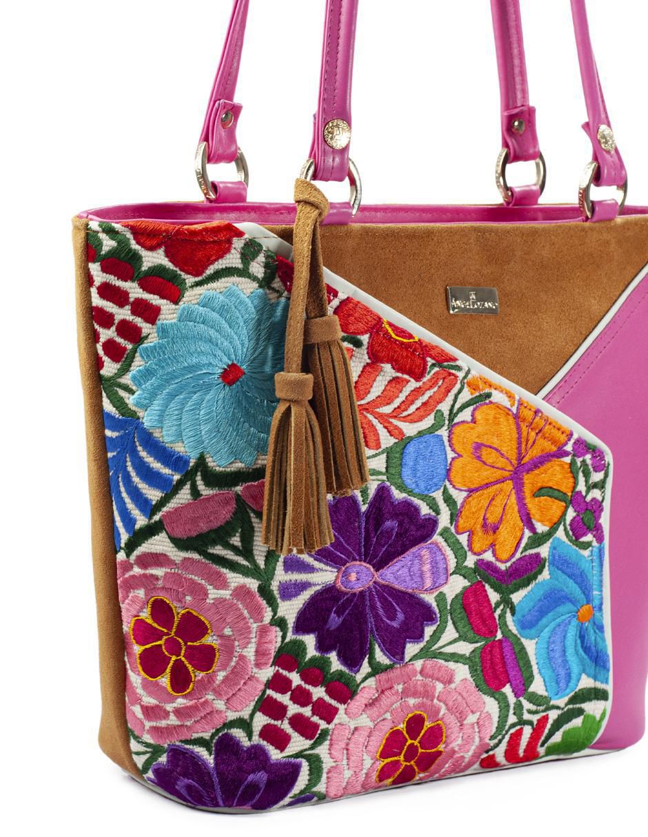 Bolsa tote Florentina de piel para mujer 6