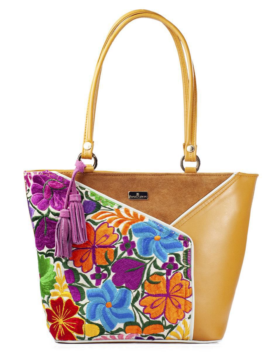 Bolsa tote Florentina de piel para mujer