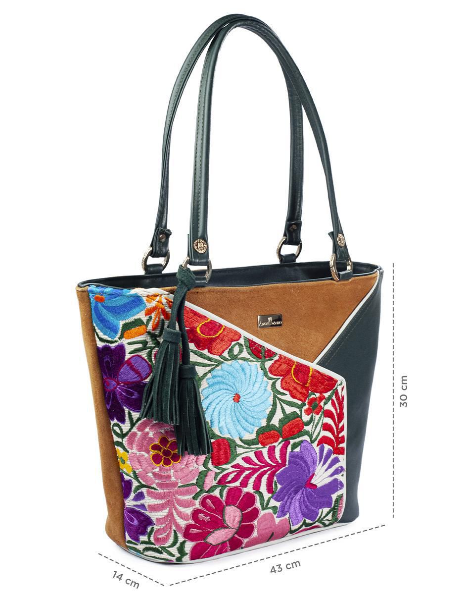 Bolsa tote Florentina de piel para mujer 6