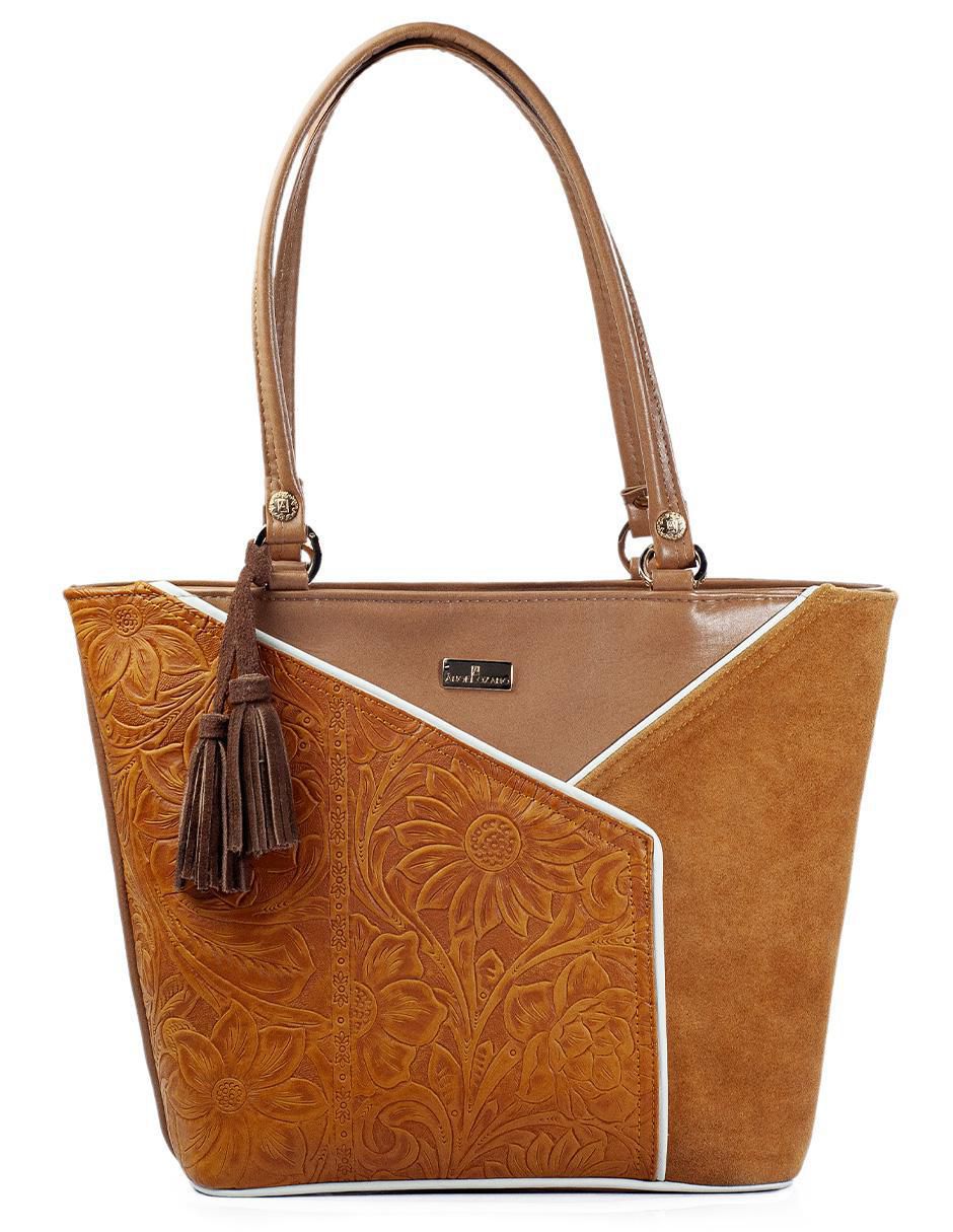 Bolsa tote Florentina de piel para mujer