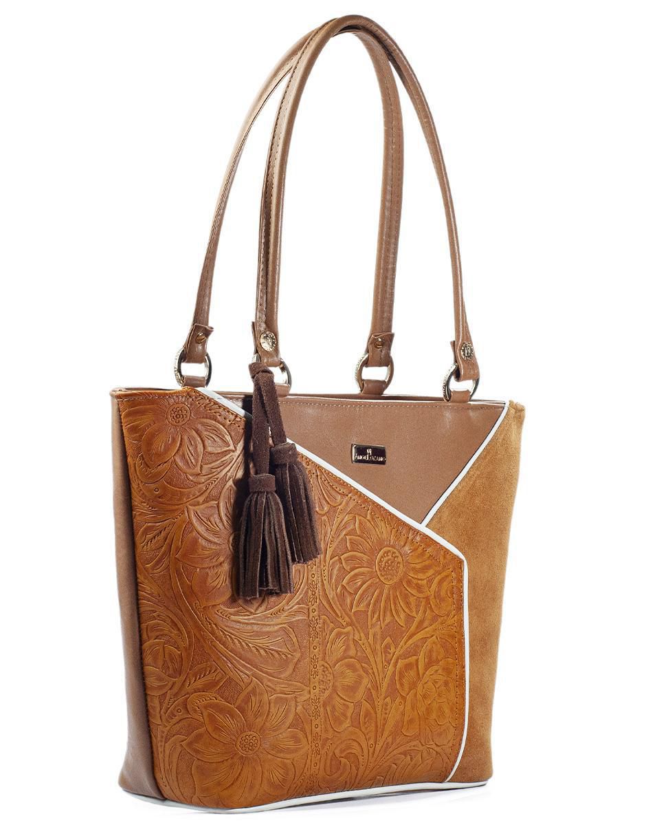 Bolsa tote Florentina de piel para mujer 2