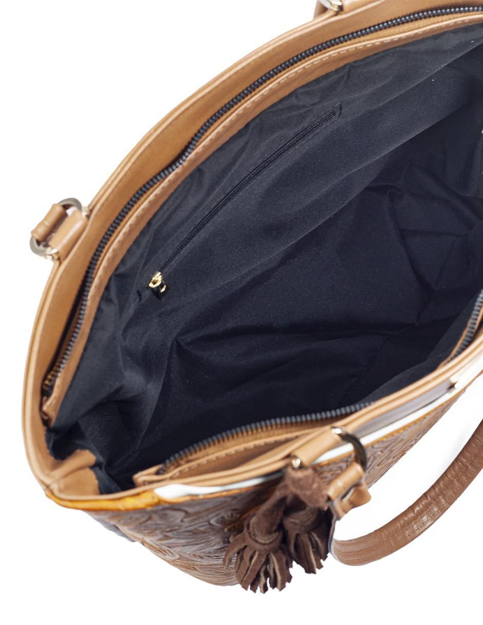 Bolsa tote Florentina de piel para mujer 4