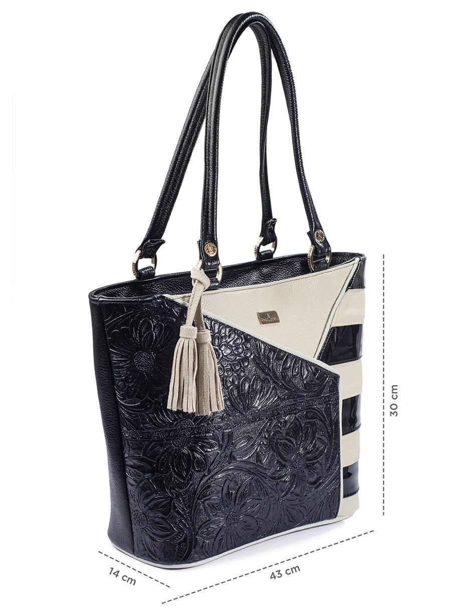 Bolsa tote Florentina de piel para mujer 7