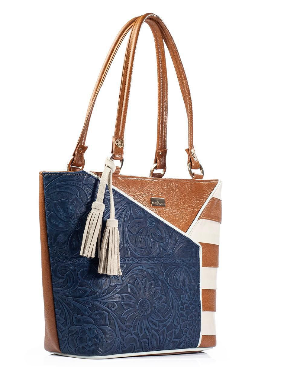 Bolsa tote Florentina de piel para mujer 2