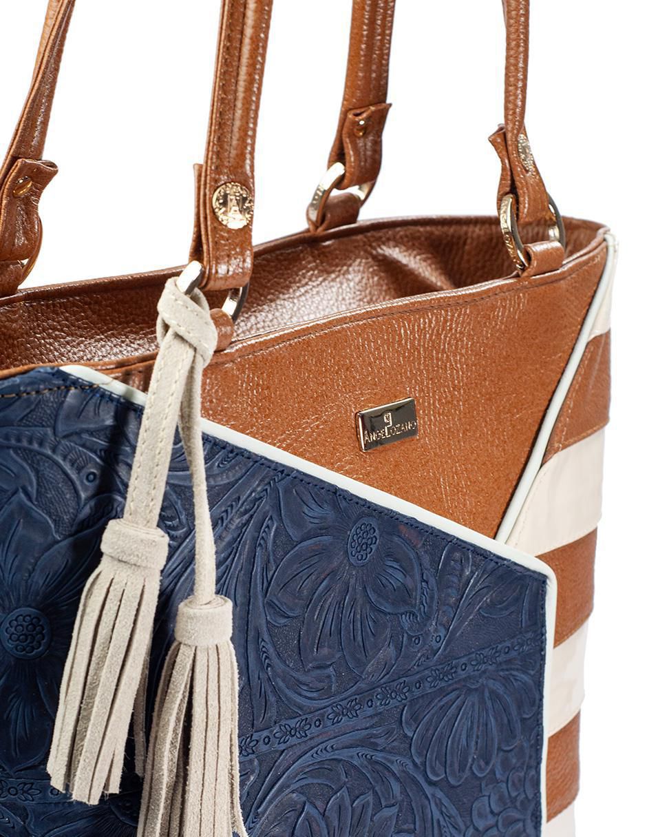 Bolsa tote Florentina de piel para mujer 5
