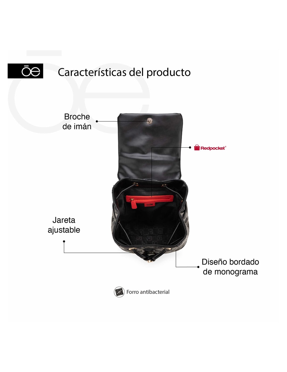 Mochila casual Yilob I para mujer 8