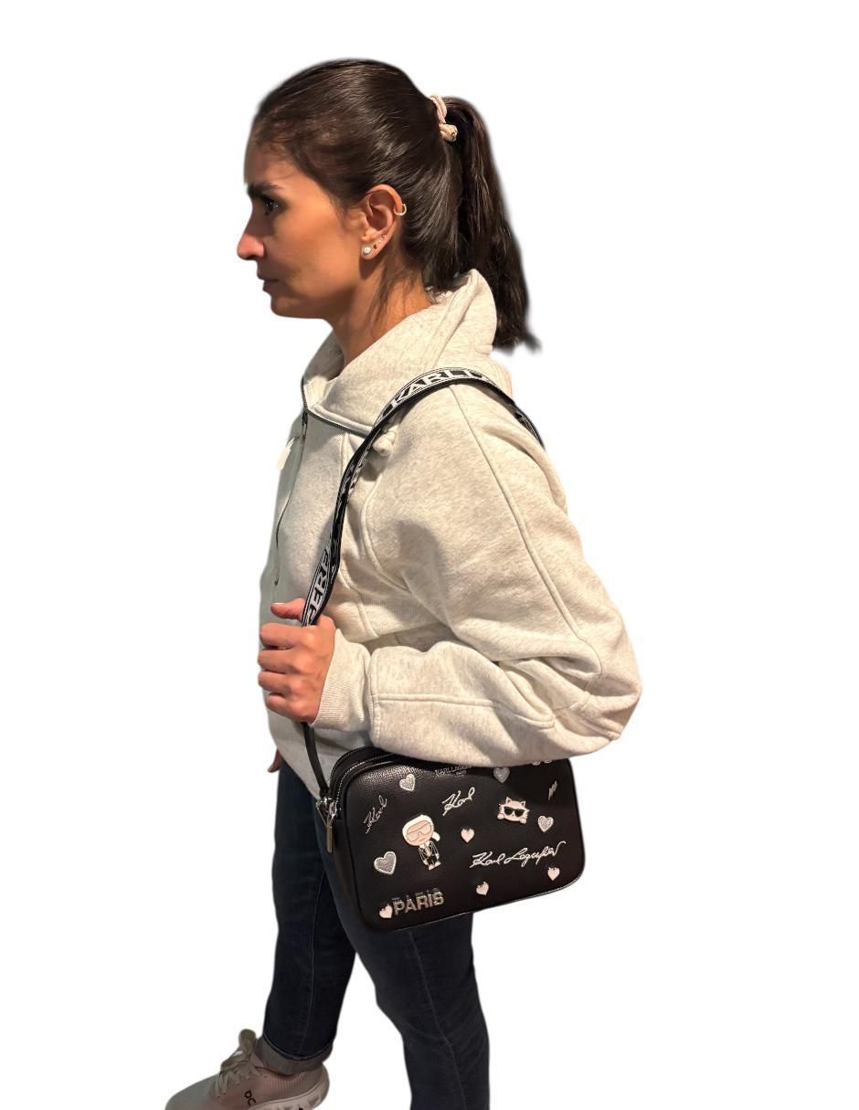 Bolsa crossbody Pin Aris de piel para mujer 6