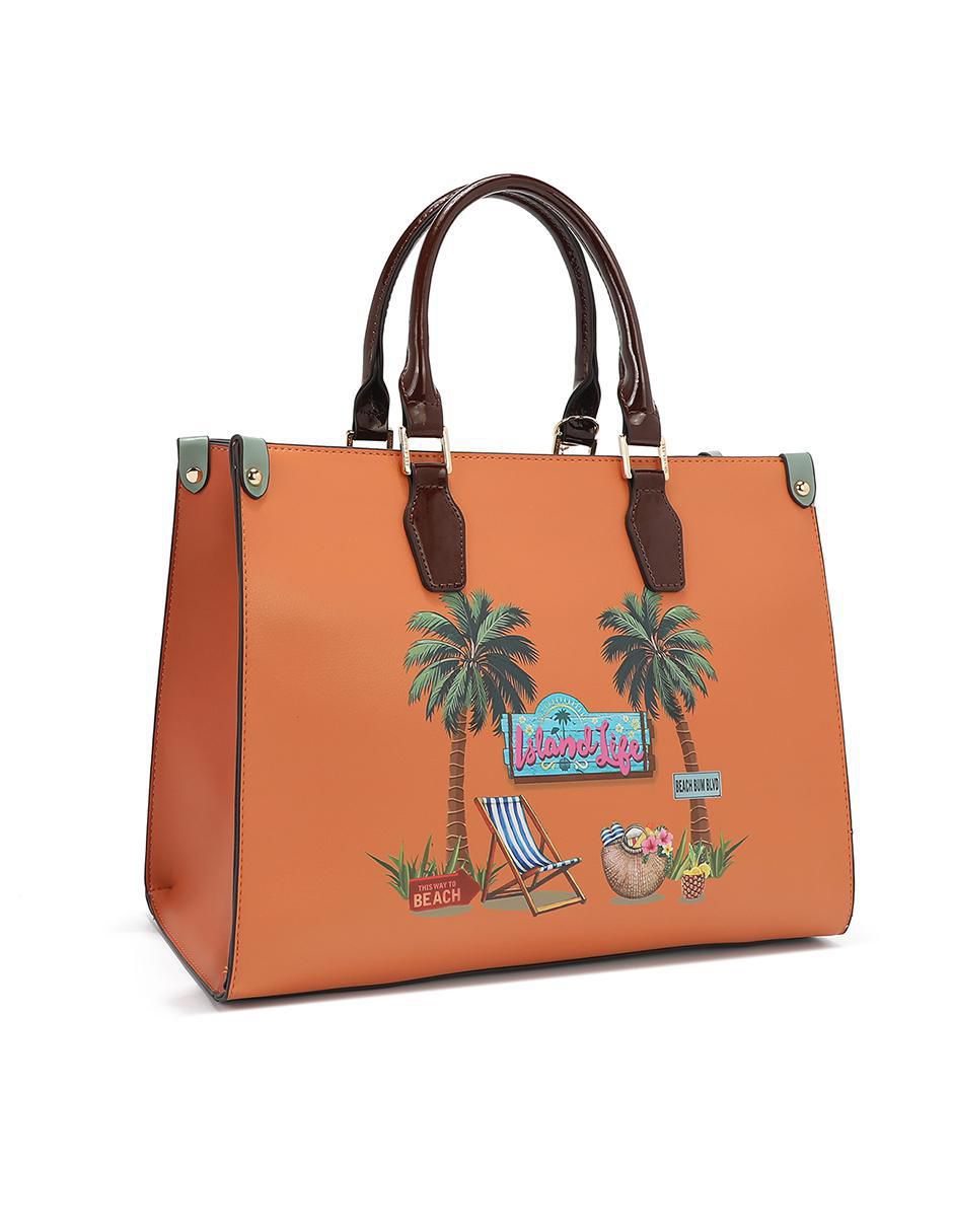 Bolsa satchel Sun & Sand para mujer 4