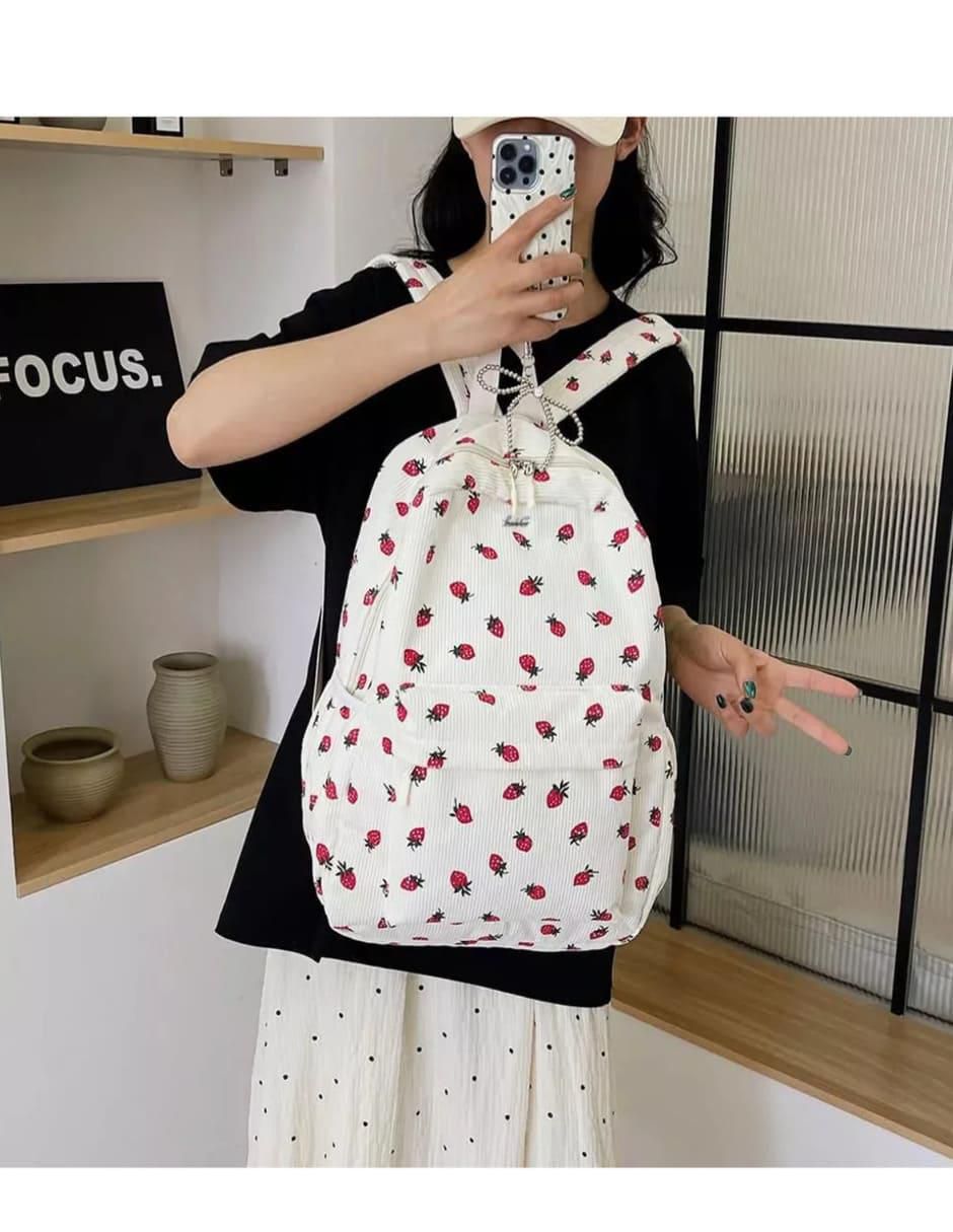 Mochila escolar Strawberry Shortcake para mujer 2