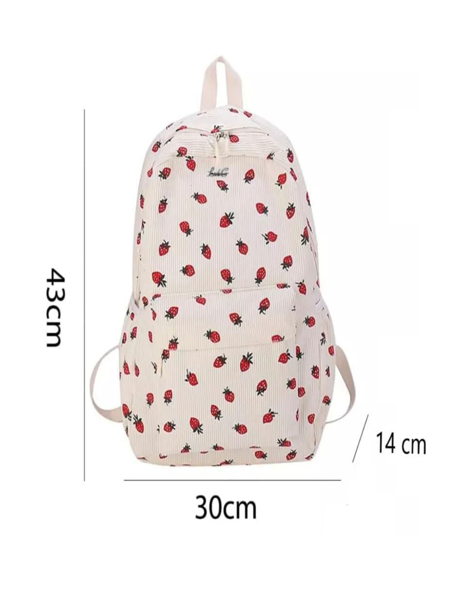 Mochila escolar Strawberry Shortcake para mujer 5
