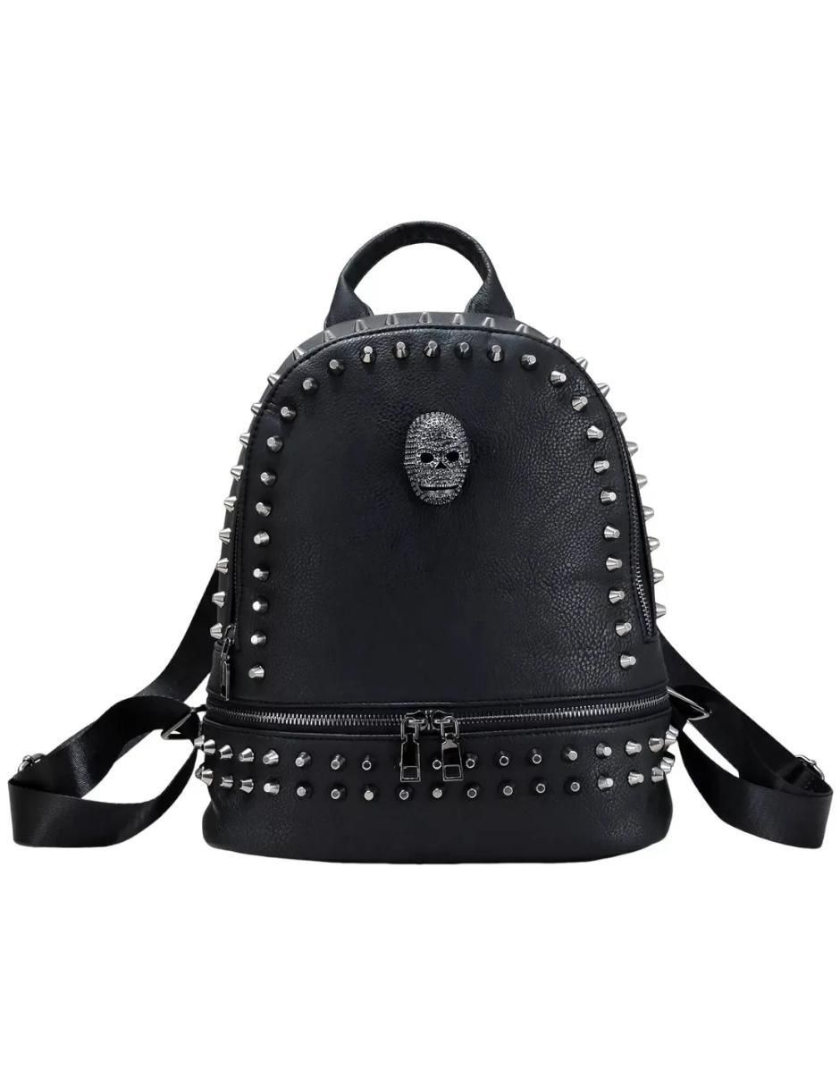 Mochila casual calaveras impermeable para mujer