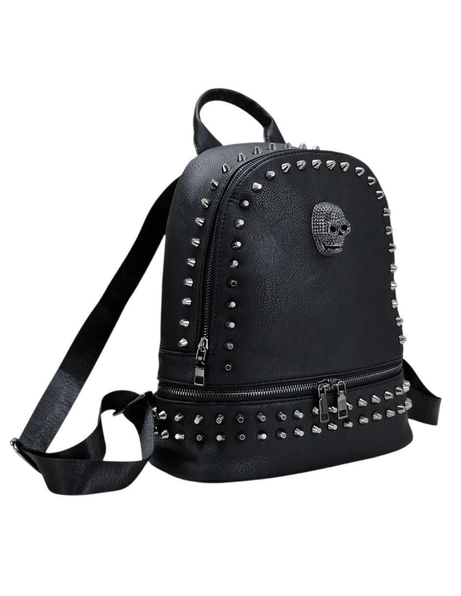 Mochila casual calaveras impermeable para mujer 3