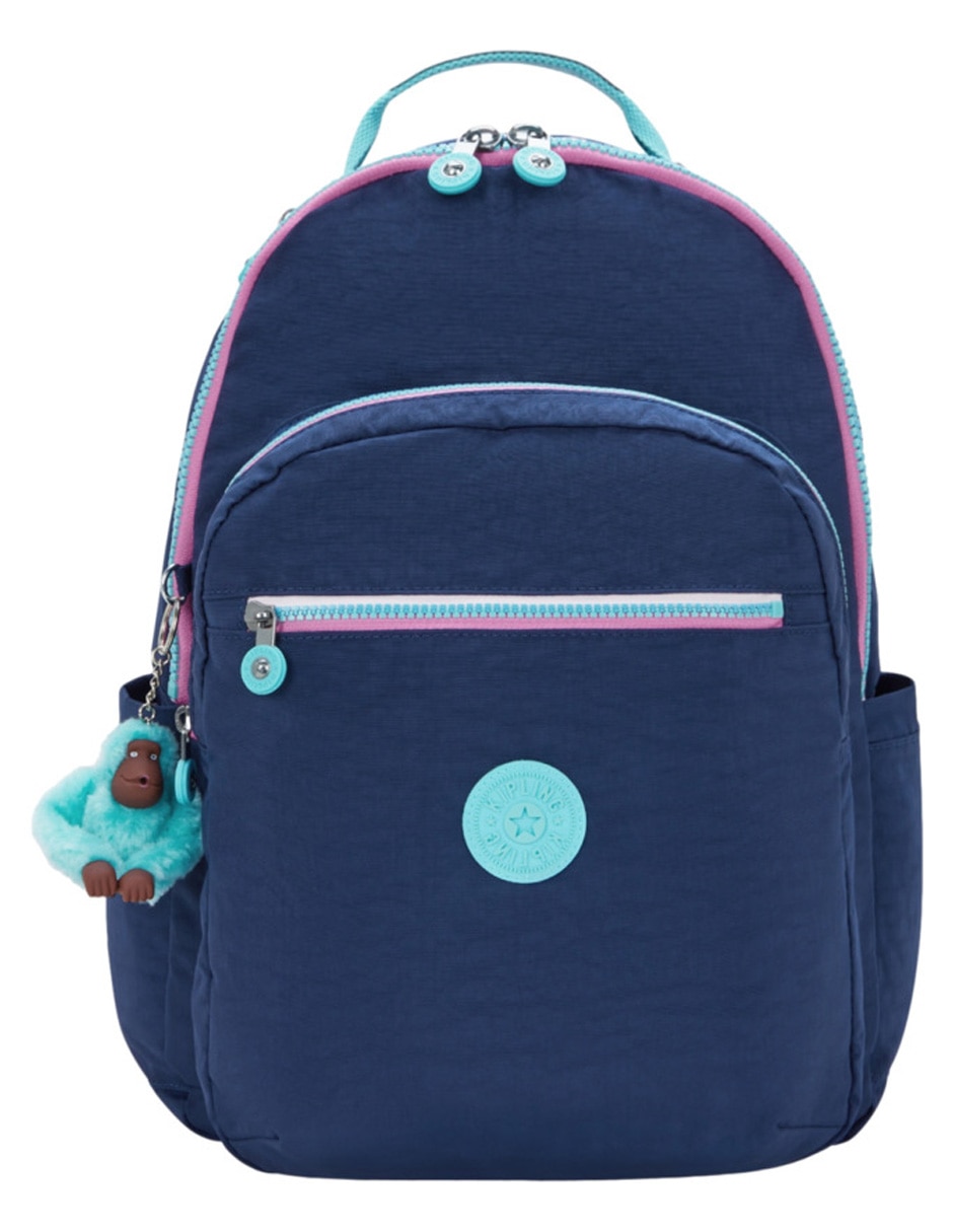 kipling prata mochilas escolares kipling
