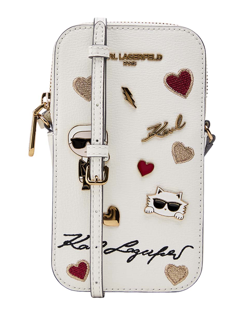 Bolsa crossbody de piel para mujer